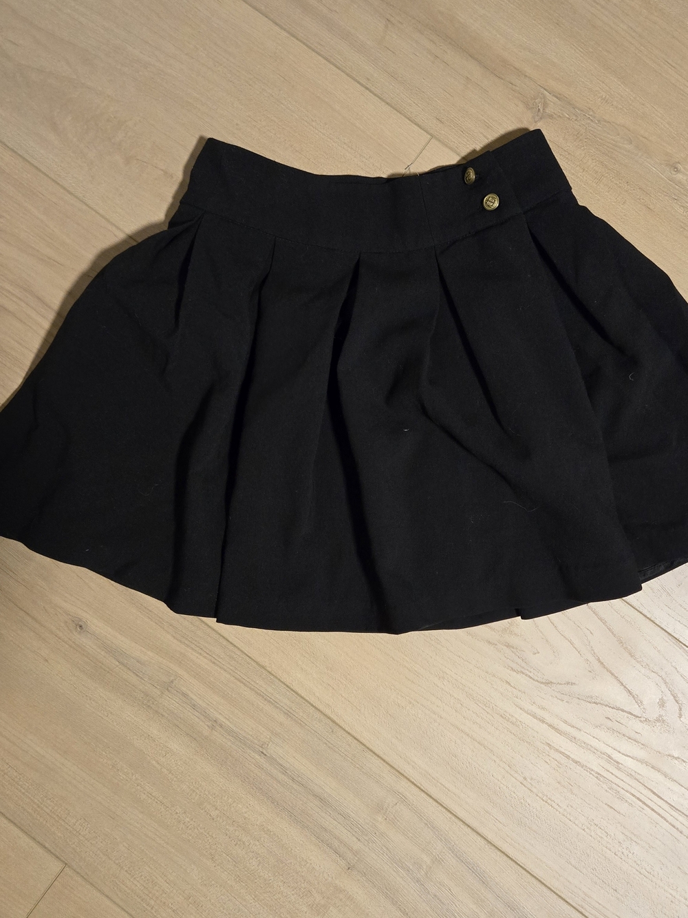 Black Pleated Mini Skirt - Classic Women's Skirt